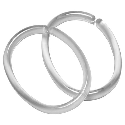 Clips ringen Sealskin transparant 12 stuks