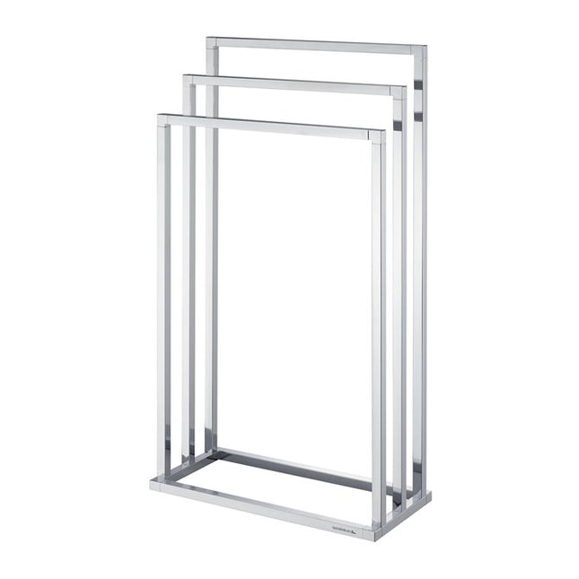 Tube handdoekrek square kleur: chroom
