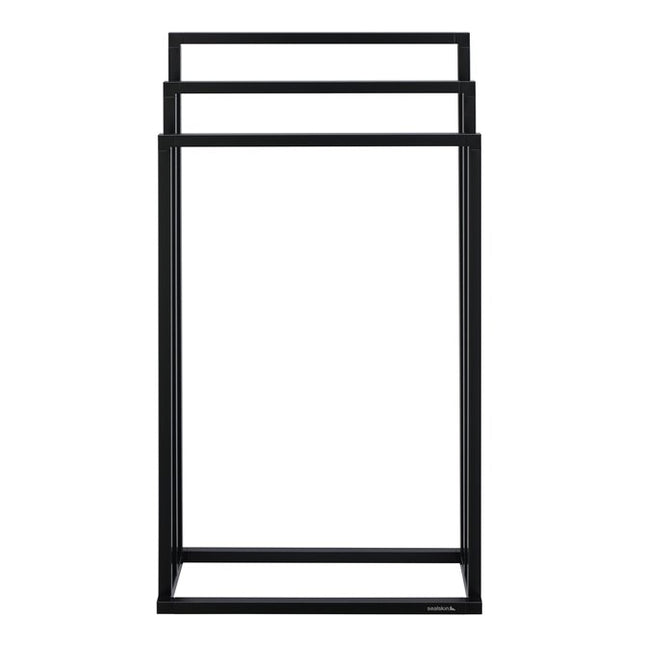 Tube handdoekrek square kleur zwart