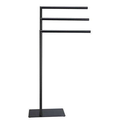 Tube handdoekrek 3 arm. kleur: zwart
