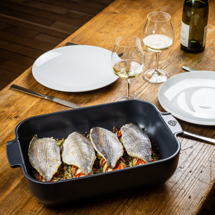 Peugeot Appolia Ovenschaal 32 cm - Grijs Keramiek