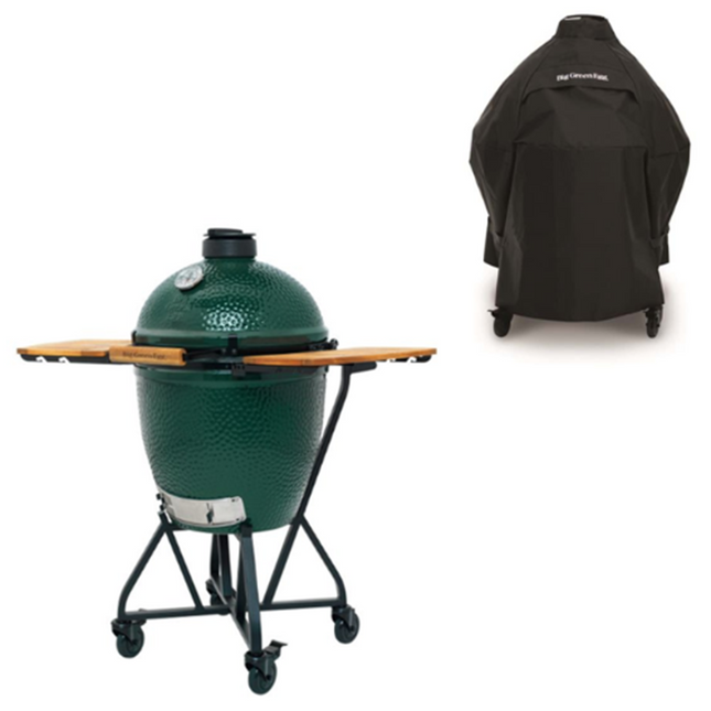Big Green Egg Large met Integgrated Nest+Handler, zijtafels en hoes