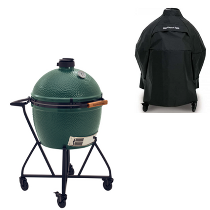 Big Green Egg XLarge Kamado BBQ Groen met IntEGGrated Nest