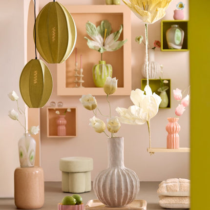 Light & Living, bijzettafel FRANCA, 34x46,5 cm, licht roze