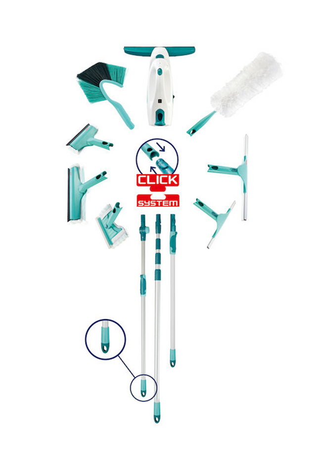 Leifheit stalen steel click system - 140 cm