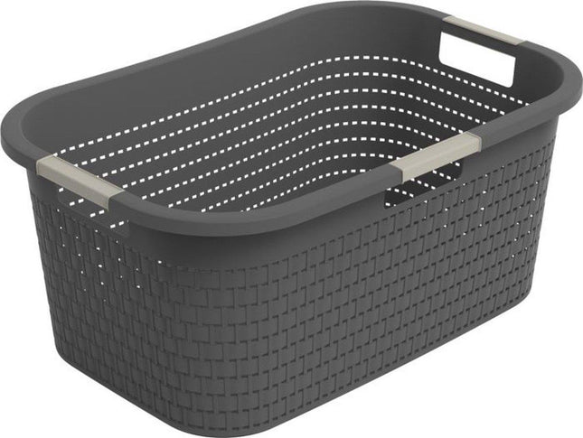 Rotho Wasmand Country 40L - Antraciet