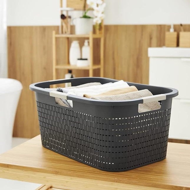Rotho Wasmand Country 40L - Antraciet