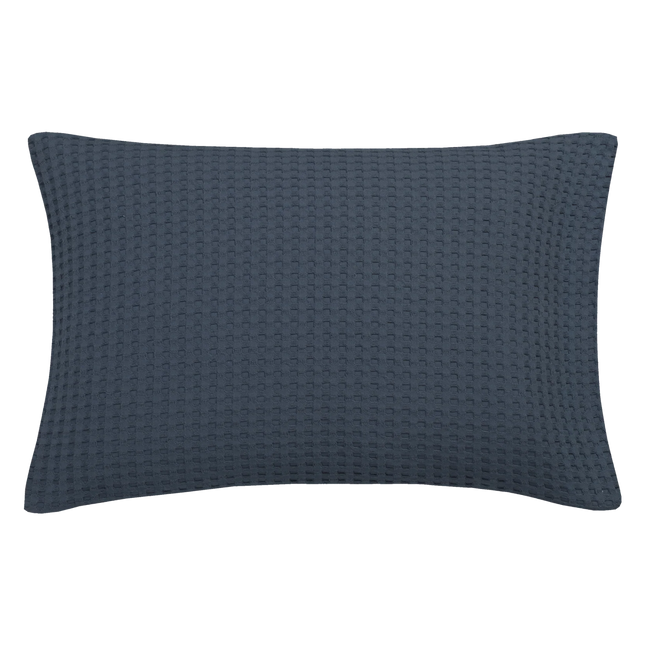 Vandyck Kussensloop Home Pique, 40x55 cm nightblue incl. binnenkussen