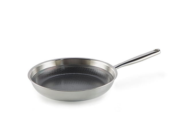 Habonne Hybrid RVS Koekenpan PFAS vrij - 28 cm