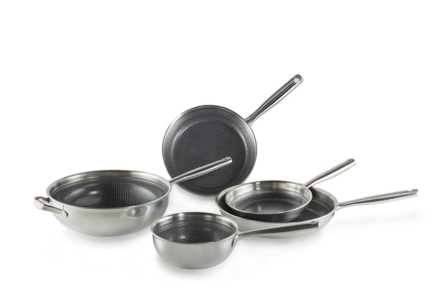 Habonne Hybrid RVS Koekenpan PFAS vrij - 24 cm