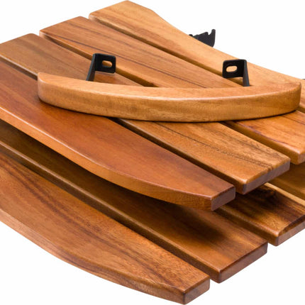 Keij Kamado walnoot houten tafels en handvat