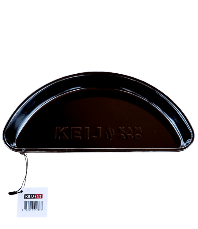 Keij Kamado Drip pan half rond compact