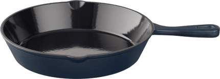 Keij Kamado mat blauwe emaille skillet 25,5cm