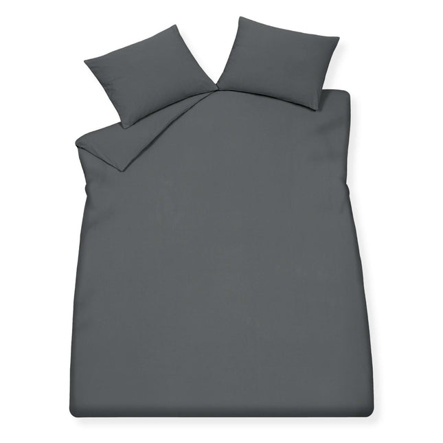 Overtrekset Vandyck PURE 66 cotton hemp. Maat: 140/220. Kleur: off black 198