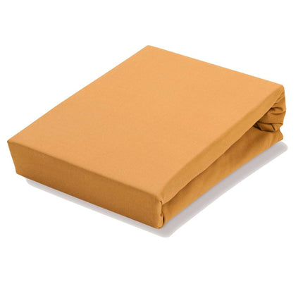 Hoeslaken Vandyck JERSEY SUPREME. Maat: Lits-jumeaux. Kleur: sandy gold 117