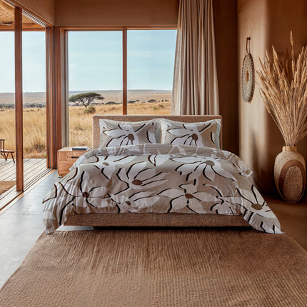 Heckettlane Dekbedovertrek Sanaa 140x200/220 cm Safari sand