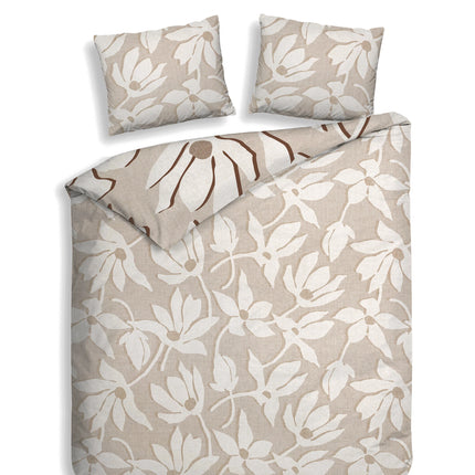 Heckettlane Dekbedovertrek Sanaa 240x200/220 cm Safari sand
