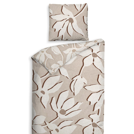 Heckettlane Dekbedovertrek Sanaa 140x200/220 cm Safari sand