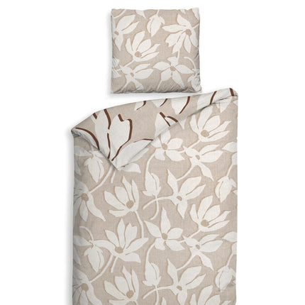 Heckettlane Dekbedovertrek Sanaa 140x200/220 cm Safari sand