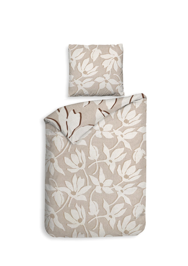 Heckettlane Dekbedovertrek Sanaa 140x200/220 cm Safari sand