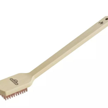 Napoleon Essential wooden grill brush brass