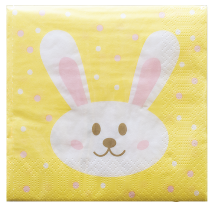 Duni servetten Cute Bunny