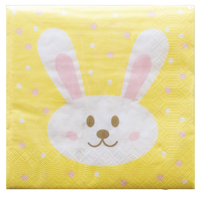 Duni servetten Cute Bunny