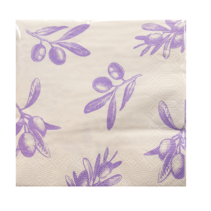 Duni servetten Purple Olives