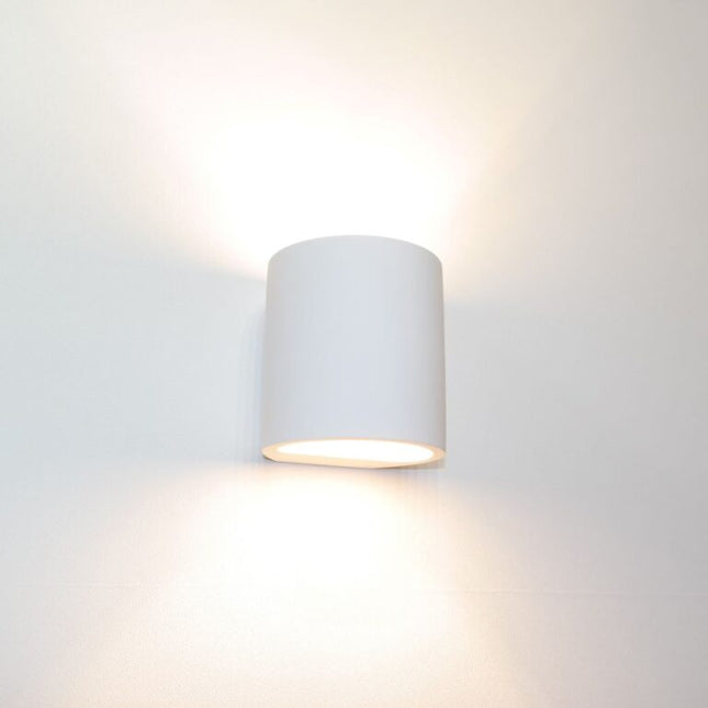 Wandlamp Plaster rond 10,5x10,5x12cm, showmodel