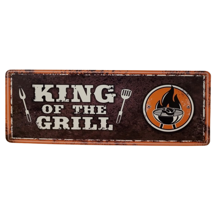 BBQ Wandbord King of the Grill 36x13cm