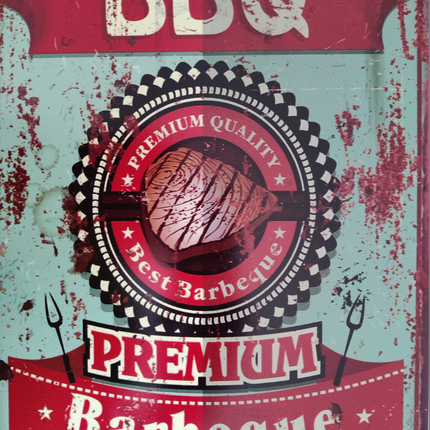 BBQ Wandbord Premium Barbecue 25x33cm