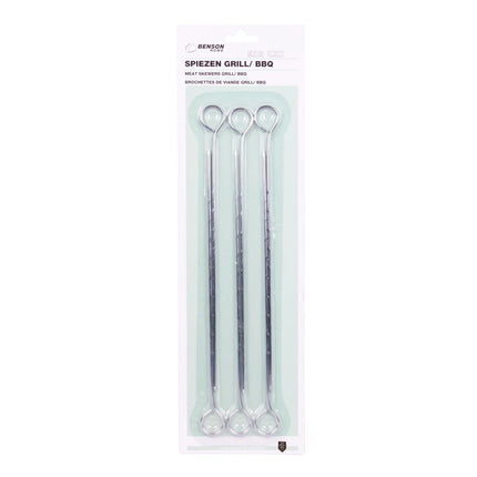 Benson Spiezen grill + BBQ 6 dlg 28 cm