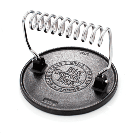 Big Green Egg BBQ Cast Iron Grill Press