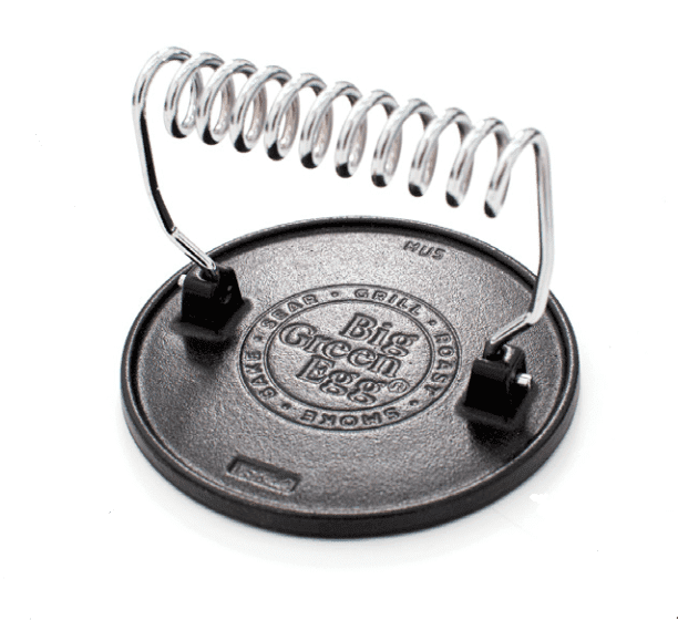 Big Green Egg BBQ Cast Iron Grill Press