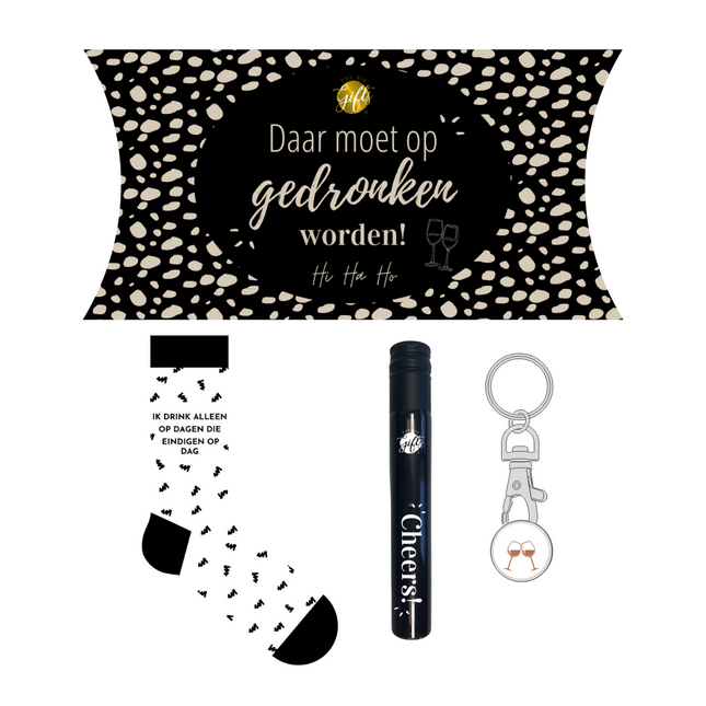 Cadeauset - Daar moet op gedronken worden