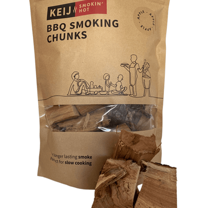 Keij Kamado BBQ smoking chuncks apple - 1500 gram