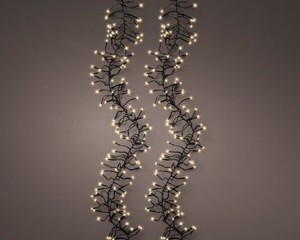 Lumineo LED Cluster Lights voor binnen+buiten - 28 meter - 3000 lamps - Soft Gold