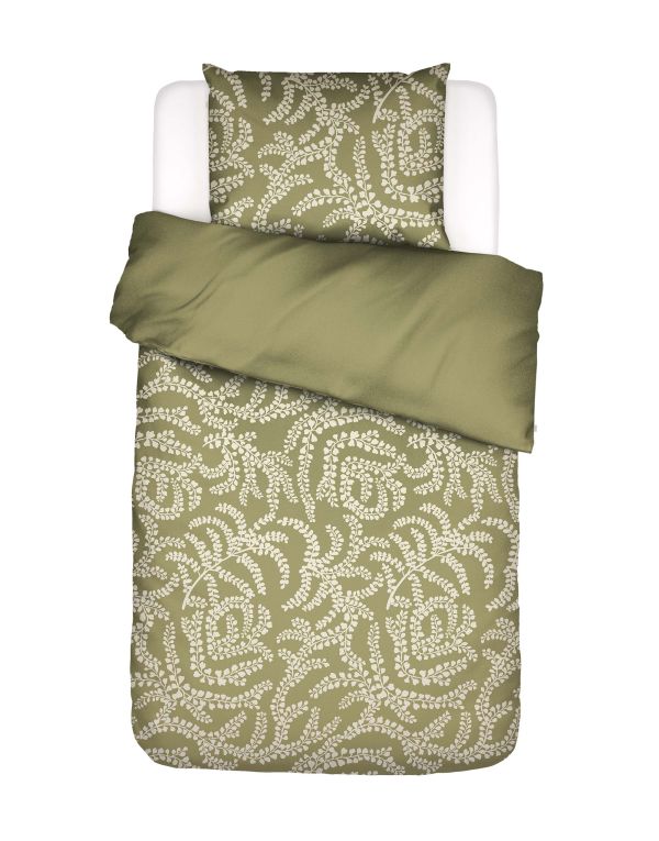 Essenza Dekbedovertrek Eleria Cedar green 240x200/220 cm