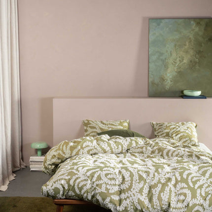 Essenza Dekbedovertrek Eleria Cedar green 140x200/220 cm