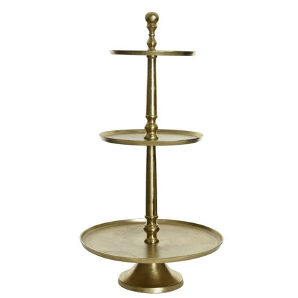 Etagere aluminium - 43xh.81cm - goud