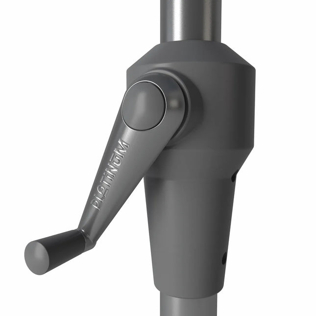 Platinum Riva parasol Ø350 cm - Antraciet