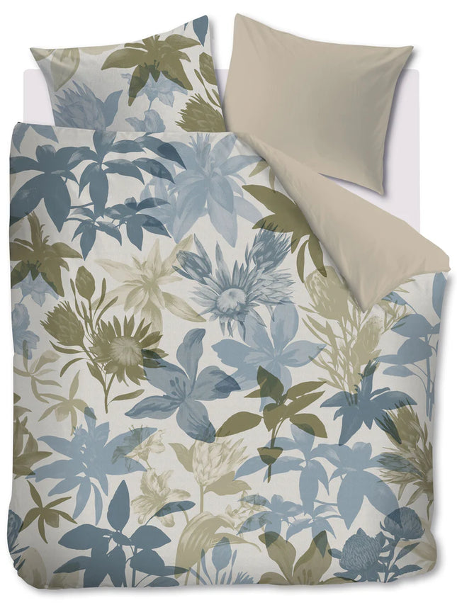 Bedding House Dekbedovertrek Flori Blue, 240x200/220 cm