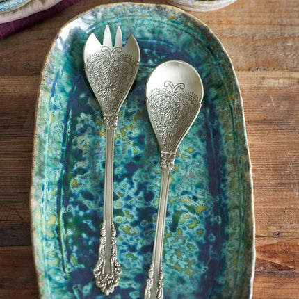 Bloomingville Kalima Salade bestek set/2 brass