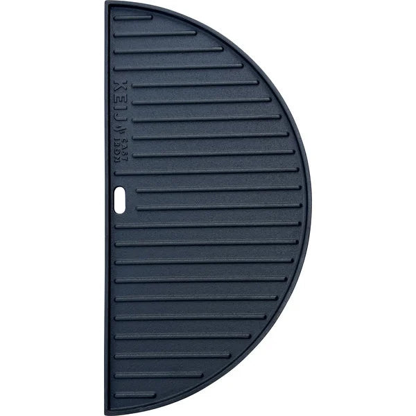 Keij Kamado Gietijzeren Grillplaat Half Rond Large 46,5CM