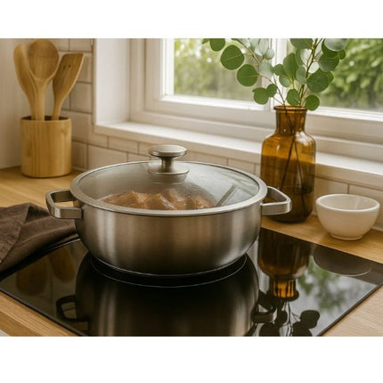 Habonne Sudderpan RVS PFAS-vrij - 26 cm