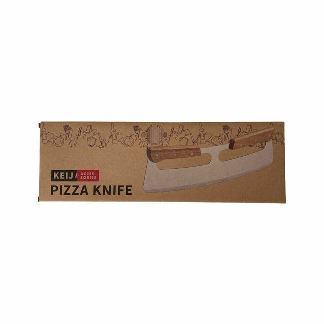 Keij Kamado Pizza Mes - Houten Handvatten 35 cm