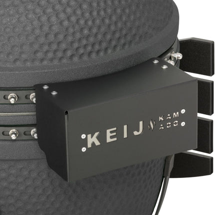 Keij Kamado Legend Large Mat Zwart 21 Inch Walnoot