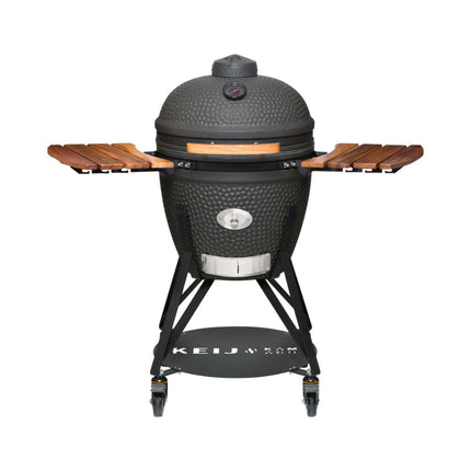 Keij Kamado Legend Large Mat Zwart 21 Inch Walnoot