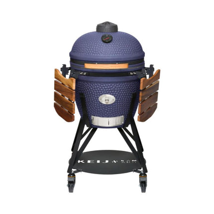 Keij Kamado Legend Large Blauw 21 Inch Walnoot
