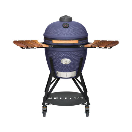 Keij Kamado Legend Large Blauw 21 Inch Walnoot